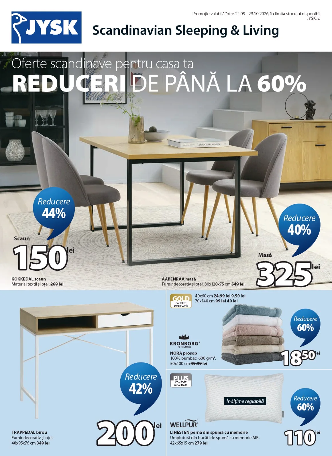 Catalog JYSK 24.09 – 23.10, copertă