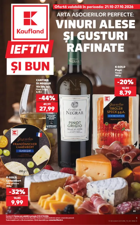 Catalog Kaufland 21.10 – 27.10
