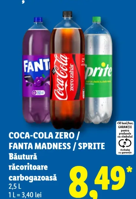 Coca-Cola Zero / Fanta Madness / Sprite