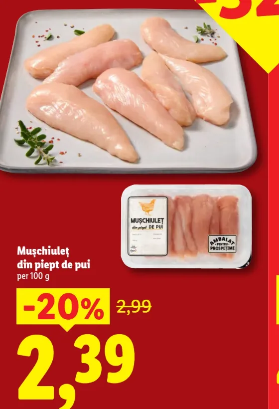 Mușchiuleț din piept de pui