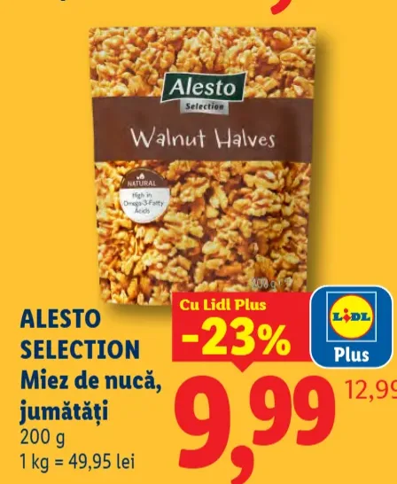 Alesto Selection Miez de nucă, jumătăți