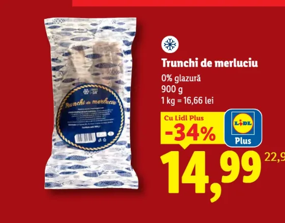 Trunchi de merluciu