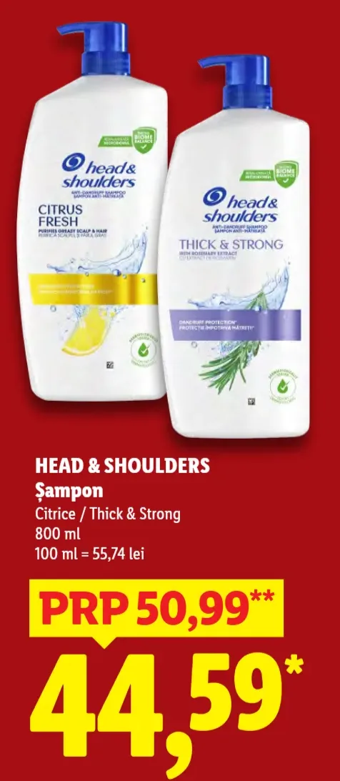 Head & Shoulders Șampon Citrice / Thick & Strong